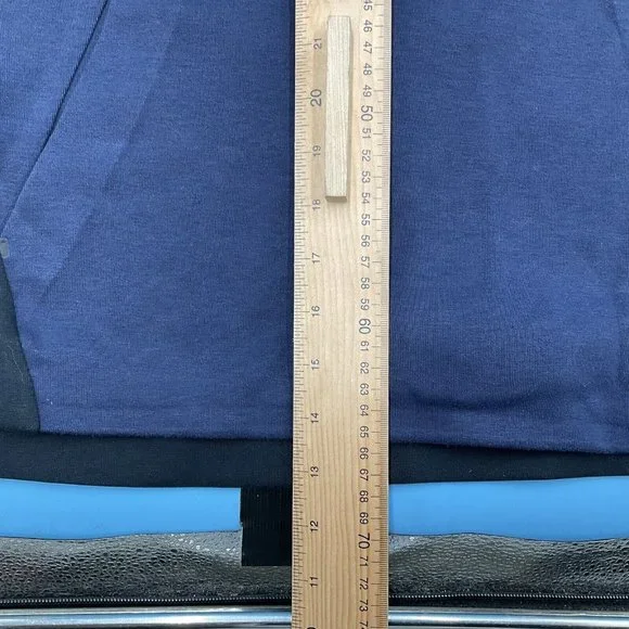 Nike Tech Fleece Men’s Half Zip Hoodie Navy Blue Kangaroo Pockets 884892-451 M - Picture 5 of 12